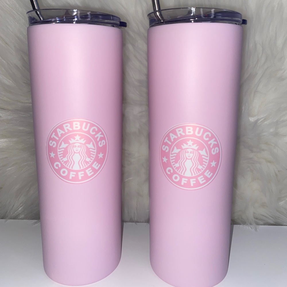 Baby Pink Starbucks Insulted Tumbler